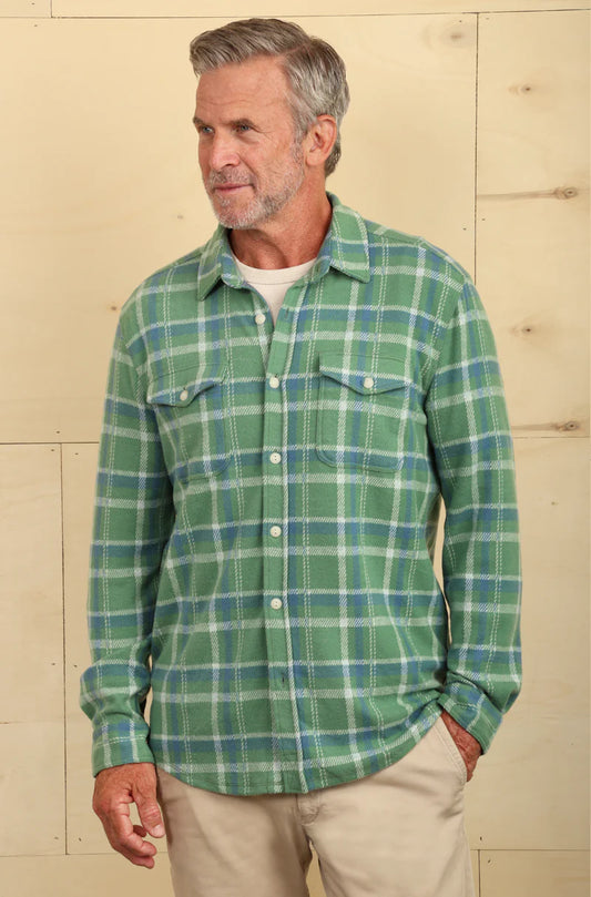 True Grit Men's Cooper Plaid Long Sleeve Flannel