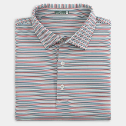 GenTeal Multi Pinstripe Performance Polo