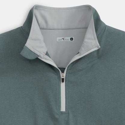 GenTeal Men's Heathered Venture Performance Quarter Zip