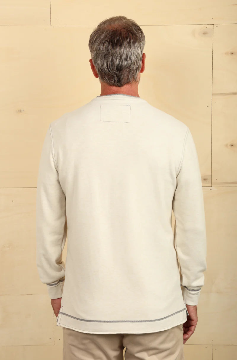 True Grit Menn's Lux Cloud Long Sleeve Henley