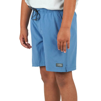 Aftco Boys' Strike Solid Swim Shorts