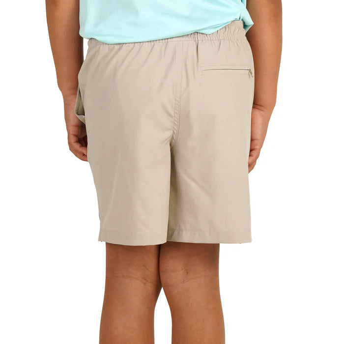 Aftco Boys' Strike Solid Swim Shorts