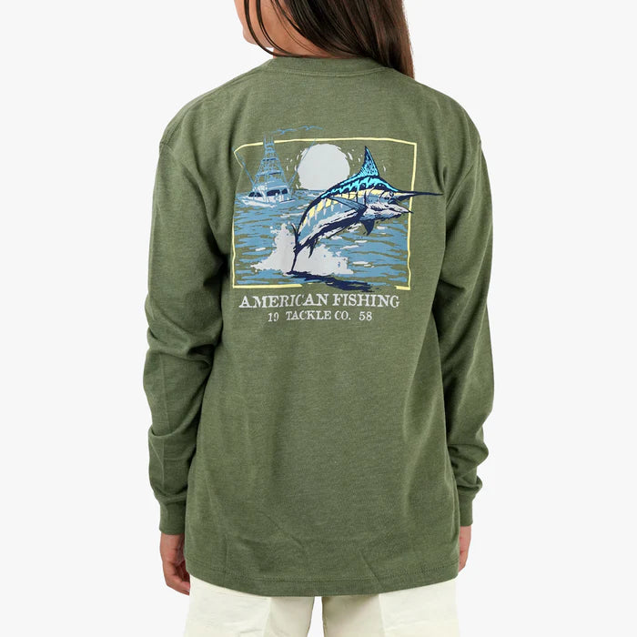 Aftco Youth Flying Bill Long Sleeve Fishing T-Shirt