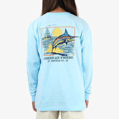 Aftco Youth Flying Bill Long Sleeve Fishing T-Shirt