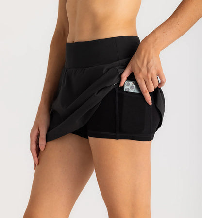 Freefly Women's Bamboo-Lined Active Breeze Skort 13"