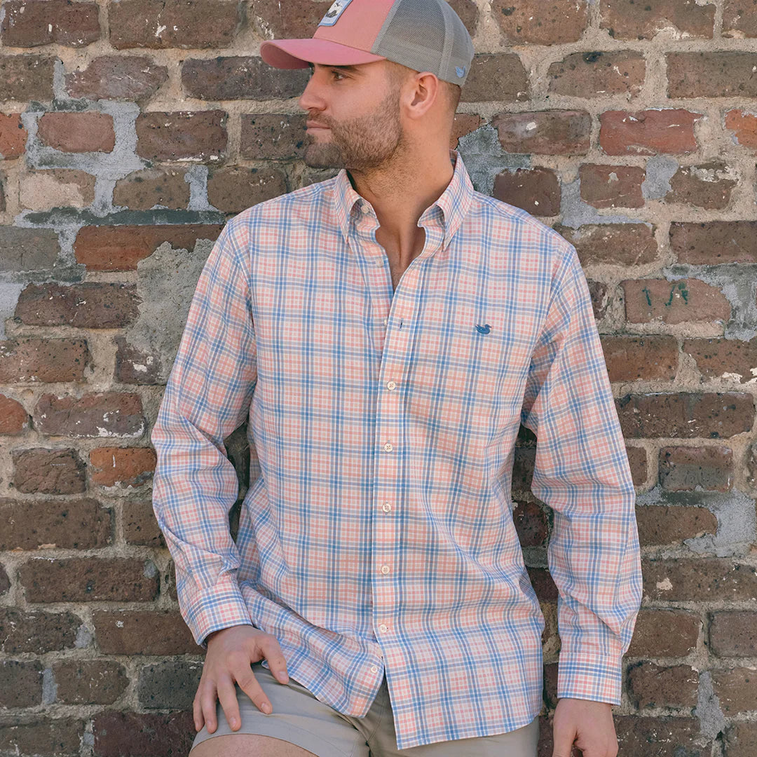 Southern Marsh Men's Blount Performance Dress Shirt