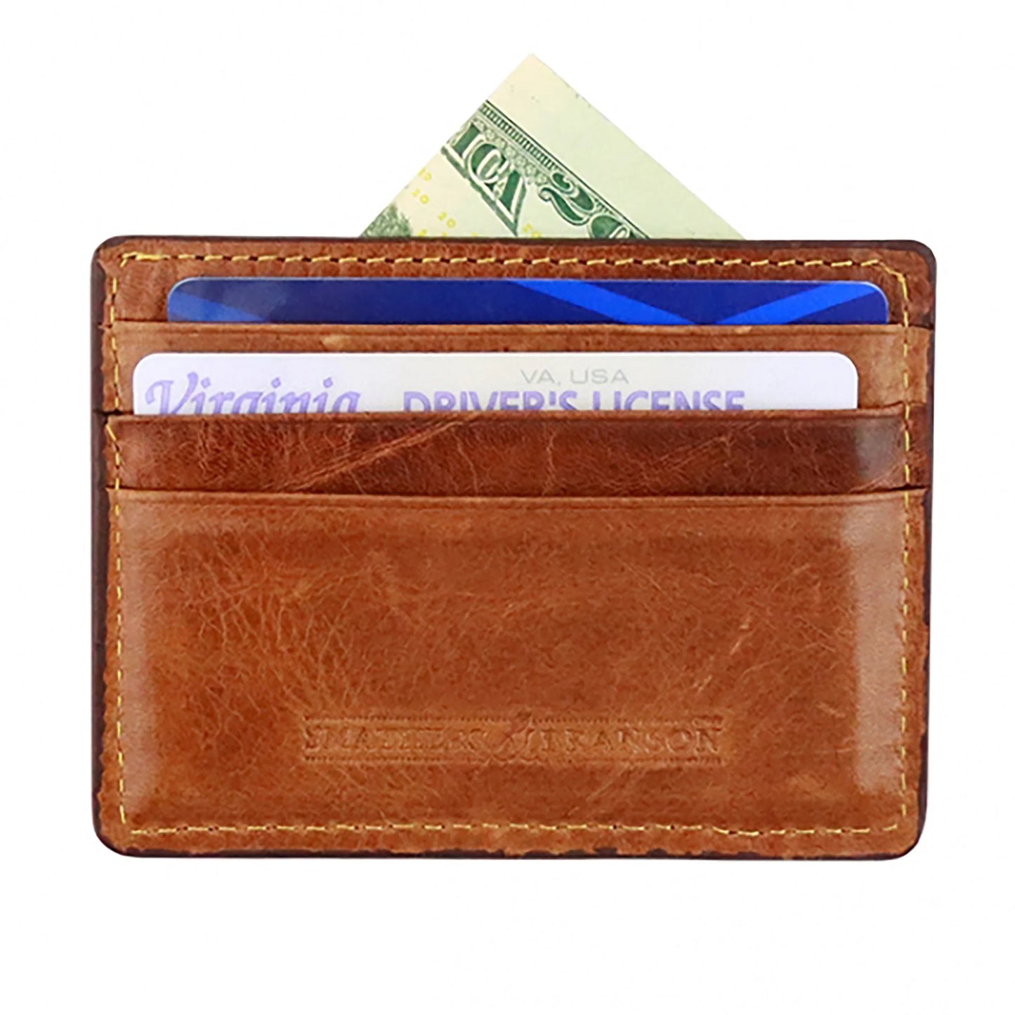 Smathers and Branson Hand-Stitched Card Wallet