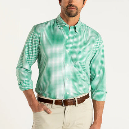 Duckhead Walton Gingham Performance Poplin Sport Shirt