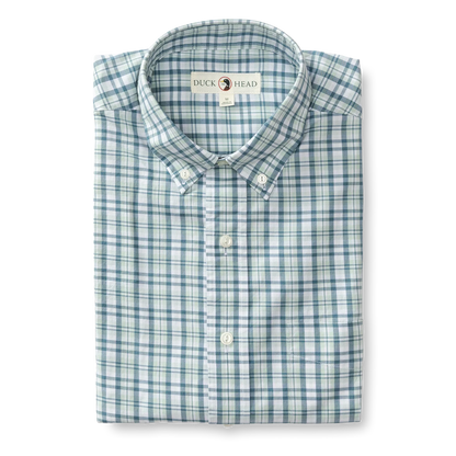 Duckhead Dowling Plaid Cotton Twill Sport Shirt