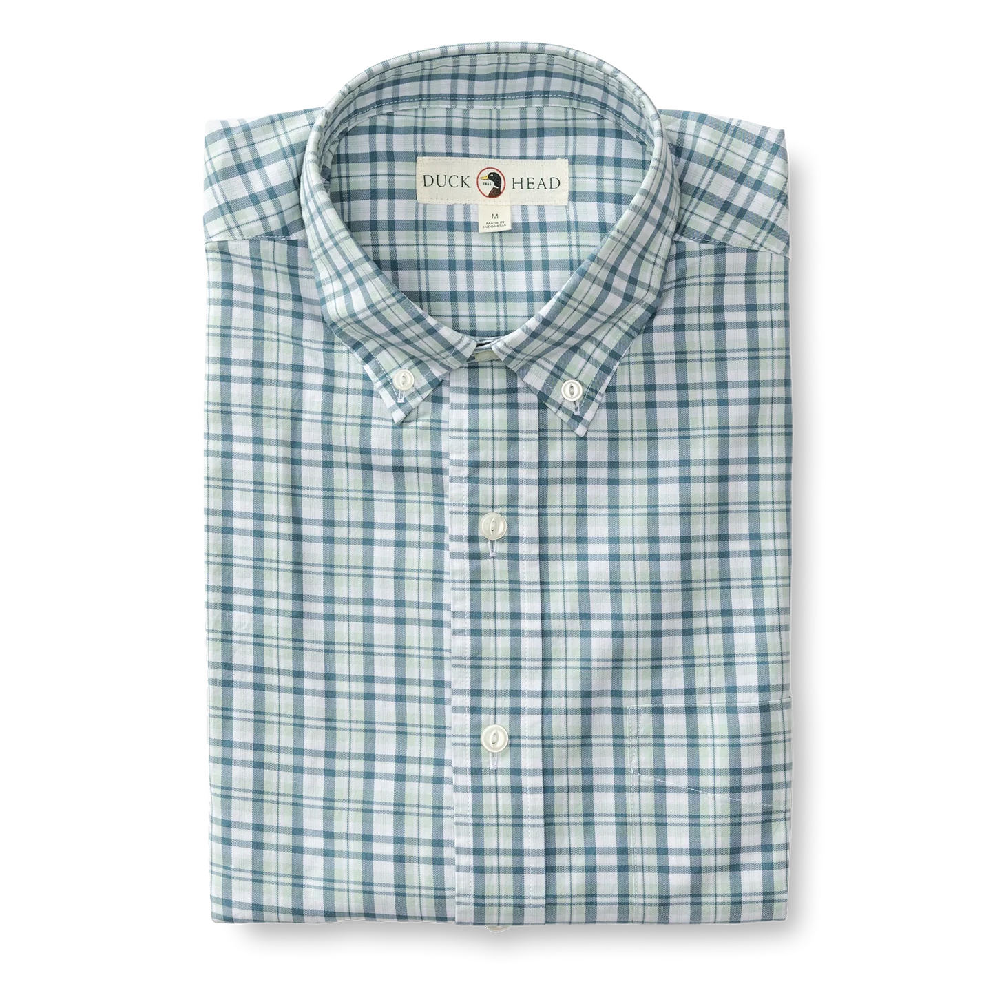 Duckhead Dowling Plaid Cotton Twill Sport Shirt