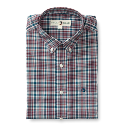 Duck Head Wallace Plaid Performance Plaid Sport Shirt