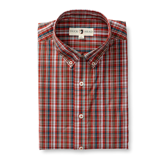 Duck Head Watkins Plaid Cotton Poplin Sport Shirt