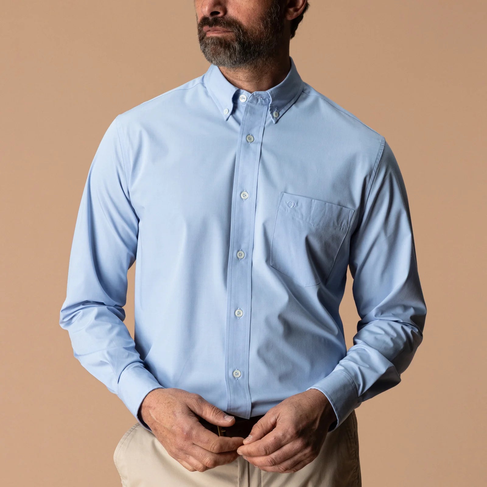 Duck Head Men's Boyce Solid Performance Button Down