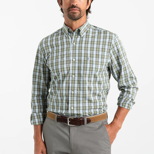 Duck Head Wester Plaid Performance Sport Shirt