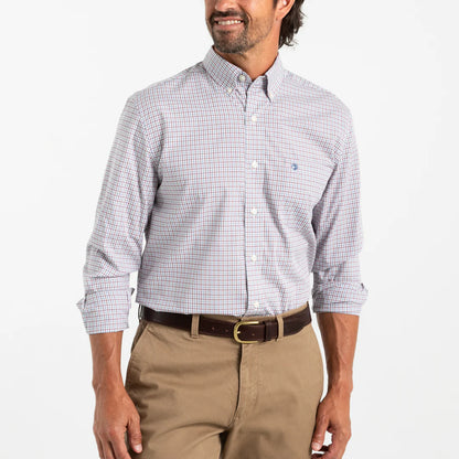 Duck Head Langley Plaid Performance Poplin Sport Shirt