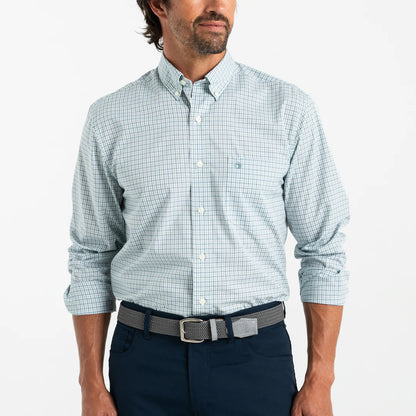 Duck Head Langley Plaid Performance Poplin Sport Shirt