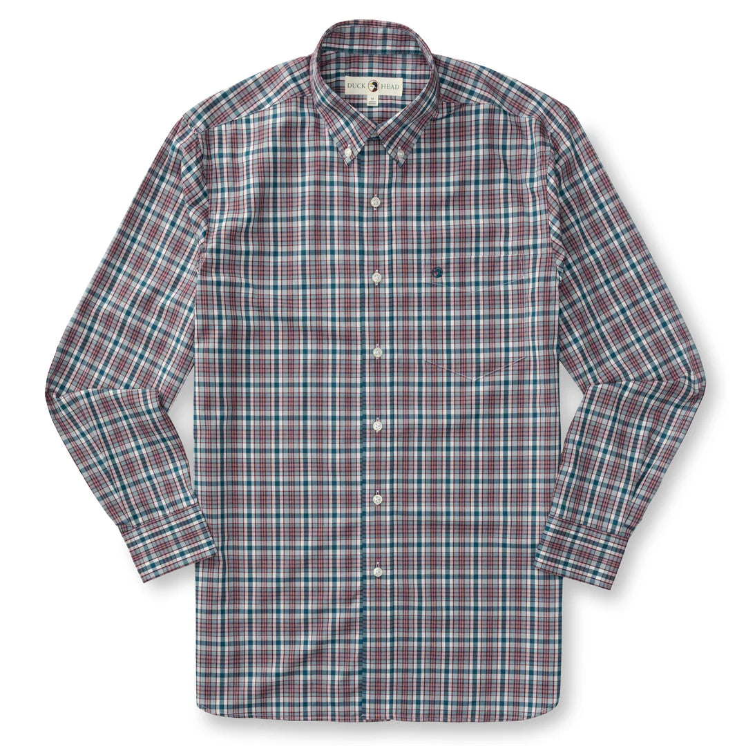 Duck Head Wallace Plaid Performance Plaid Sport Shirt