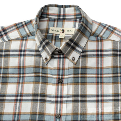 Duck Head Russin Plaid Cotton Flannel Sport Shirt