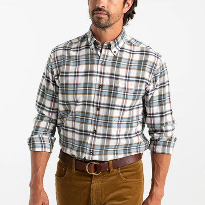 Duck Head Russin Plaid Cotton Flannel Sport Shirt