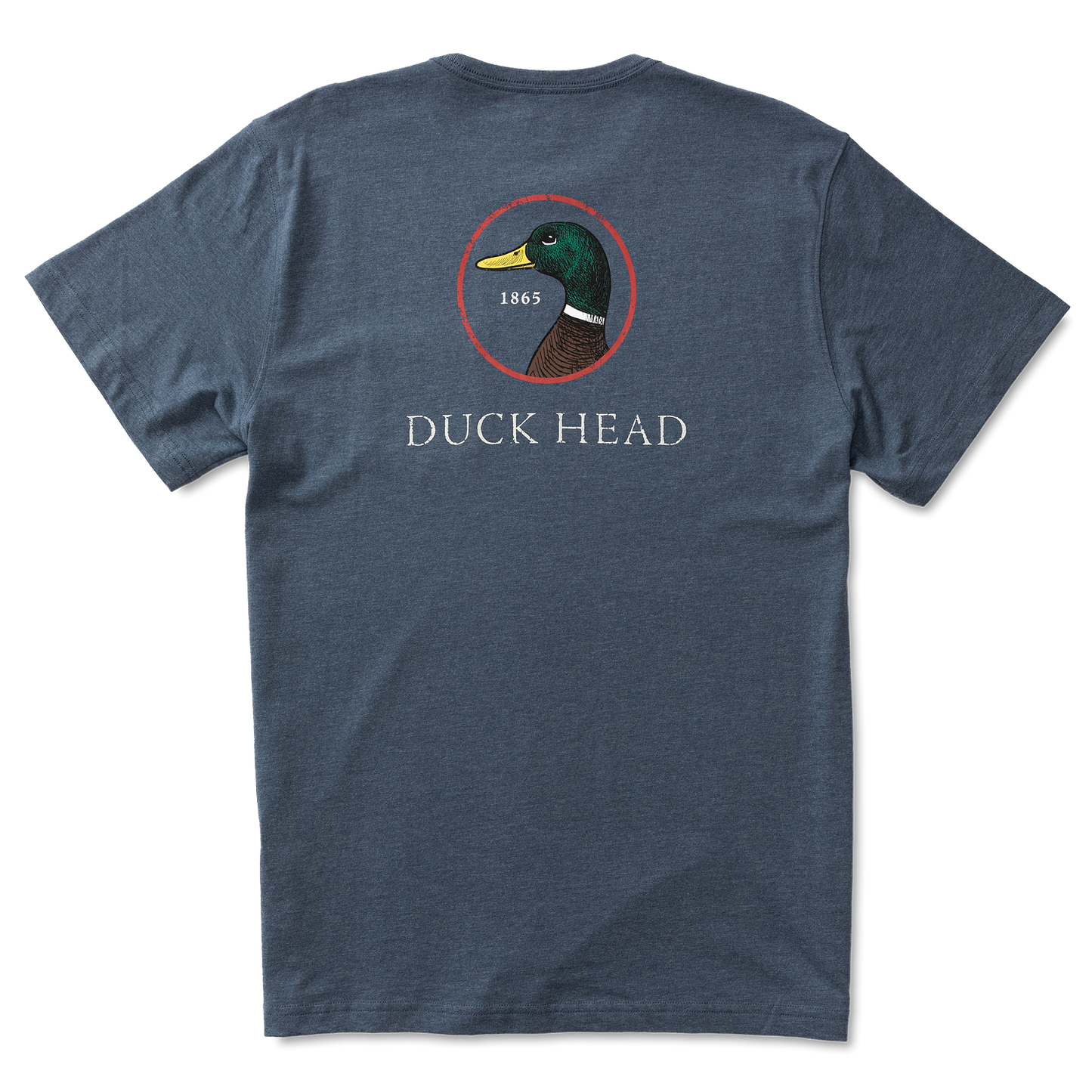 Duck Head Logo Heathered SS T-Shirt