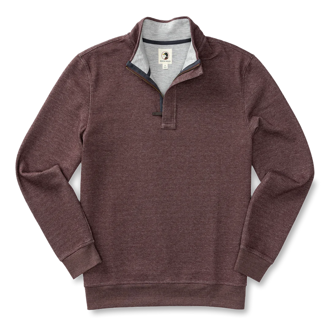 Duck Head Bearing Pique Performance 1/4 Zip Pullover