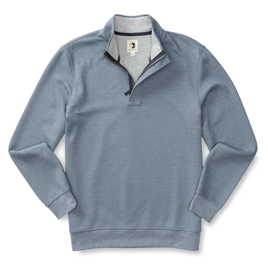 Duck Head Bearing Pique Performance 1/4 Zip Pullover