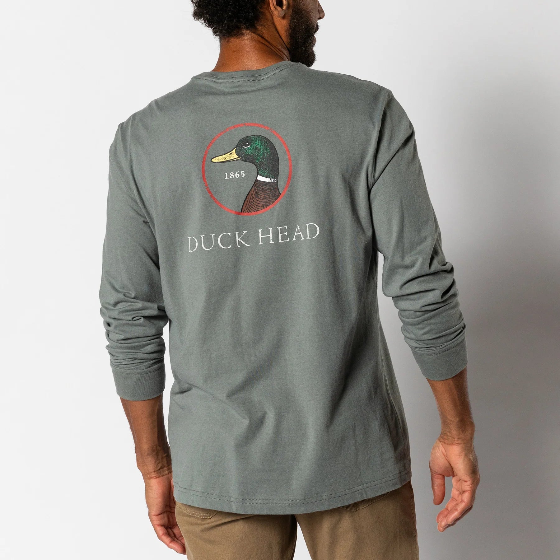Duck Head Men's Logo Long Sleeve T-Shirt0..