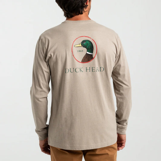 Duck Head Logo Long Sleeve T-Shirt