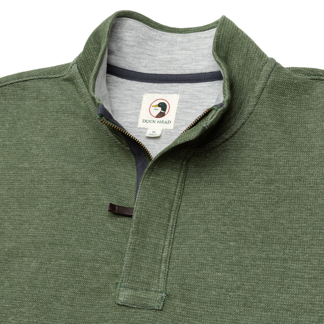 Duck Head Bearing Pique Performance 1/4 Zip Pullover