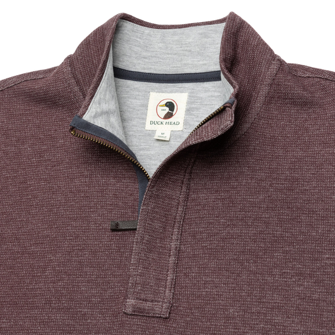 Duck Head Bearing Pique Performance 1/4 Zip Pullover