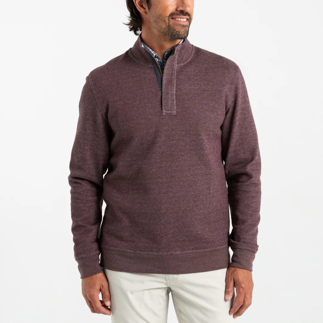 Duck Head Bearing Pique Performance 1/4 Zip Pullover