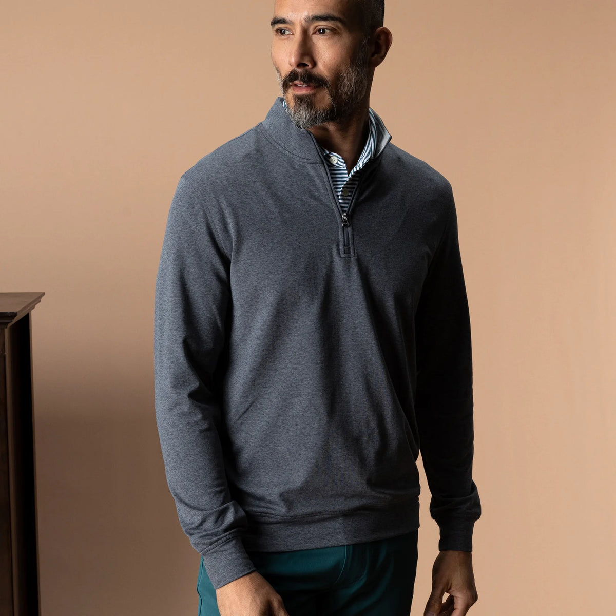 Duck Head Men's Long Drive Performance 1/4 Zip Pullover
