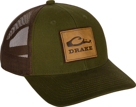 Drake Leather Patch Hat