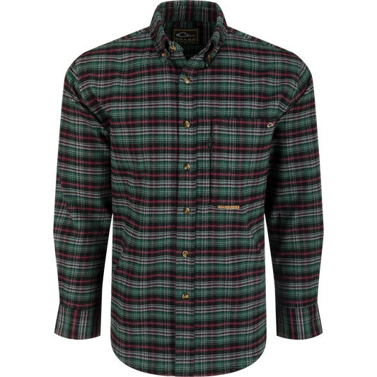 Drake Autumn Plaid Button Down Shirt