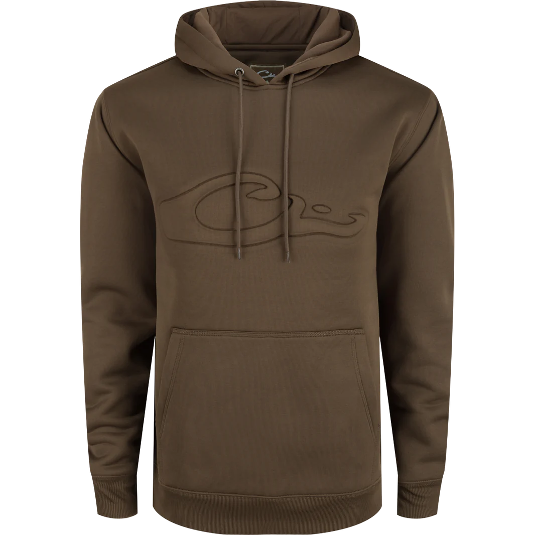 Drake Men's Back Eddy Embossed Hoodie