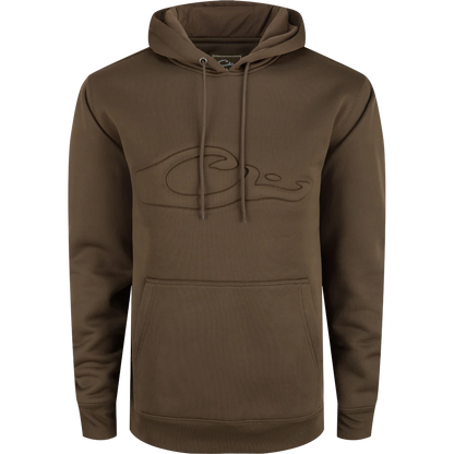 Drake Men's Back Eddy Embossed Hoodie