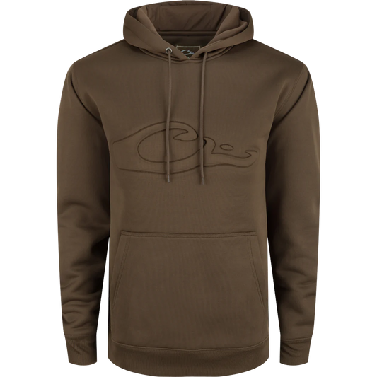 Drake Men's Back Eddy Embossed Hoodie