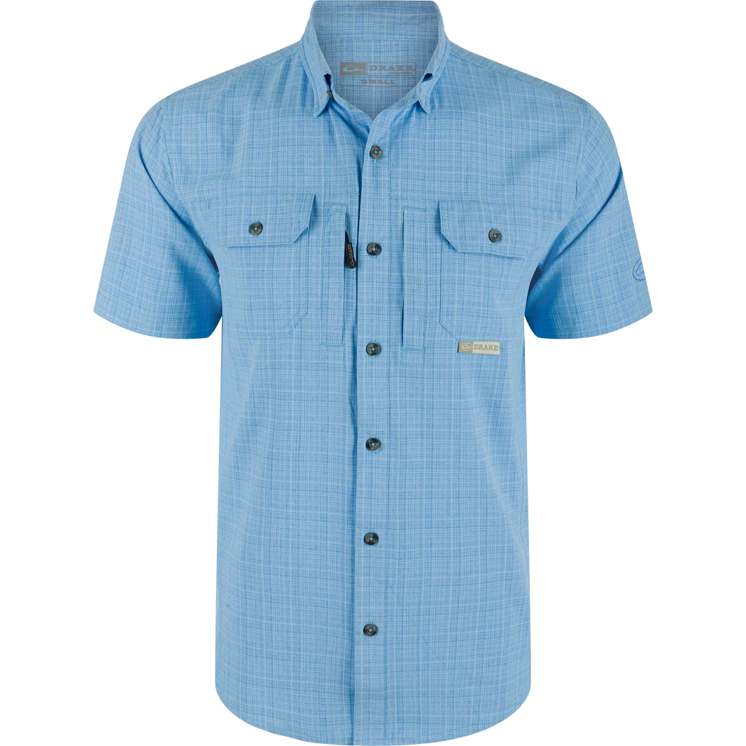 Drake Men's Wingshooter Trey Cross Hatch Shirt