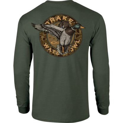 Drake Circle Mallard Long Sleeve T-Shirt