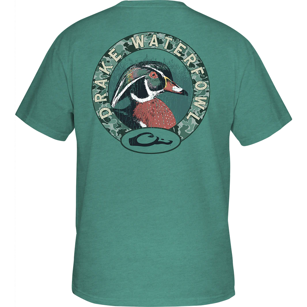 Drake Wood Duck Circle T-Shirt