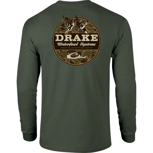 Drake Old School Men's Circle Long Sleeve T-Shirt