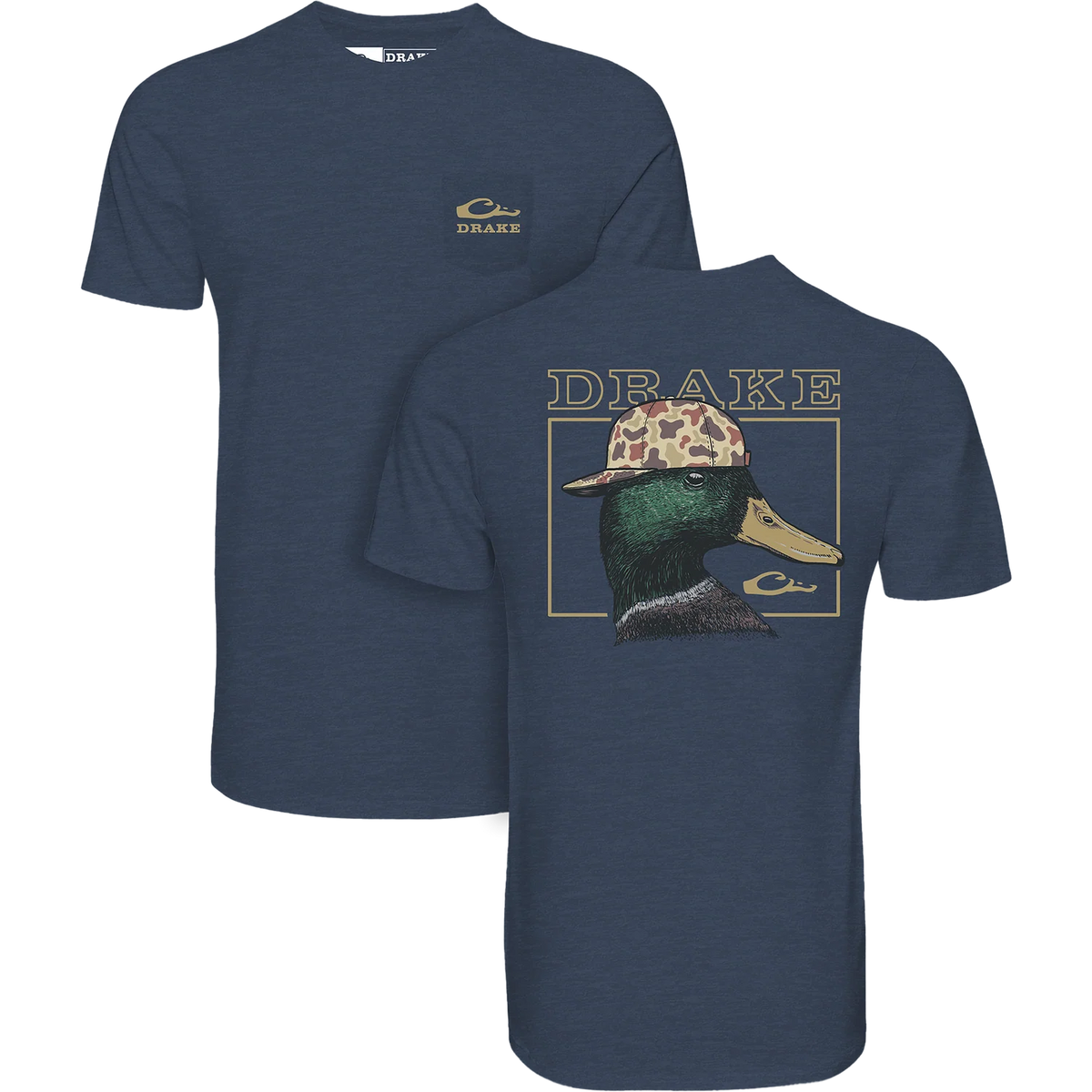 Drake Men's Back Cap Mallard T-Shirt