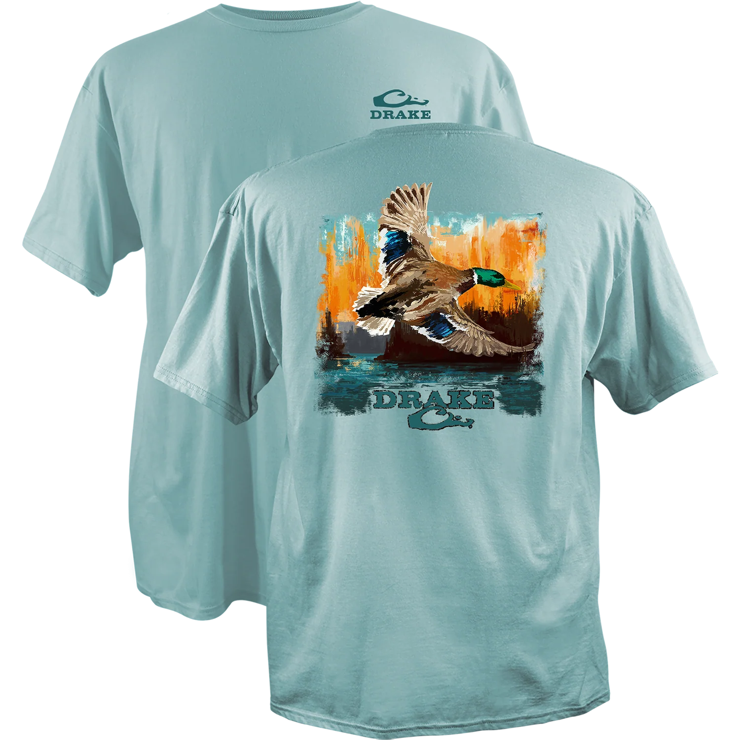 Drake Men's Watercolor Mallard T-Shirt