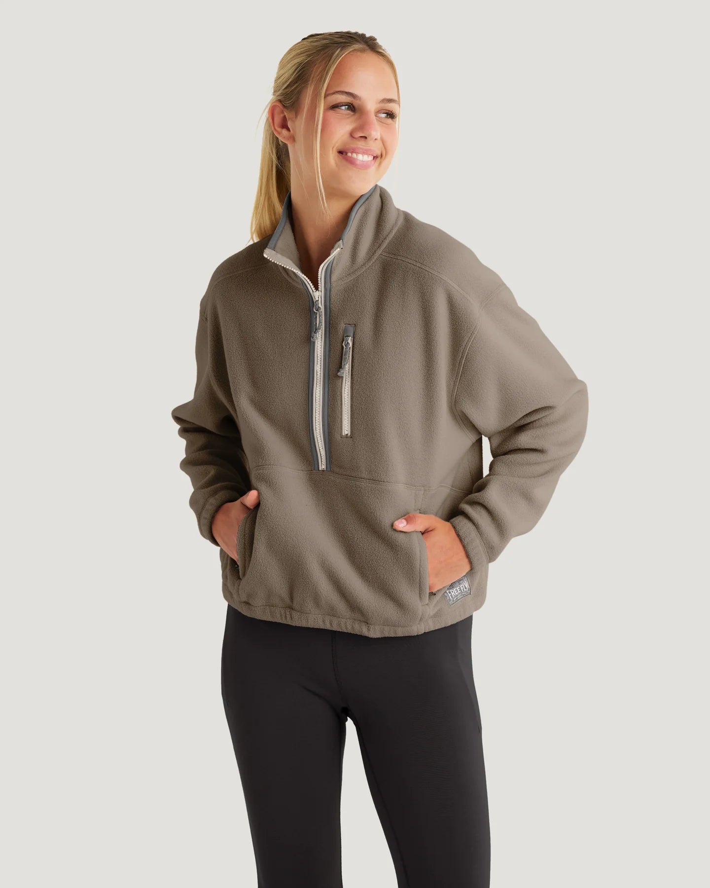 Free Fly Women's Ashridge Fleece Half Zip Pullover