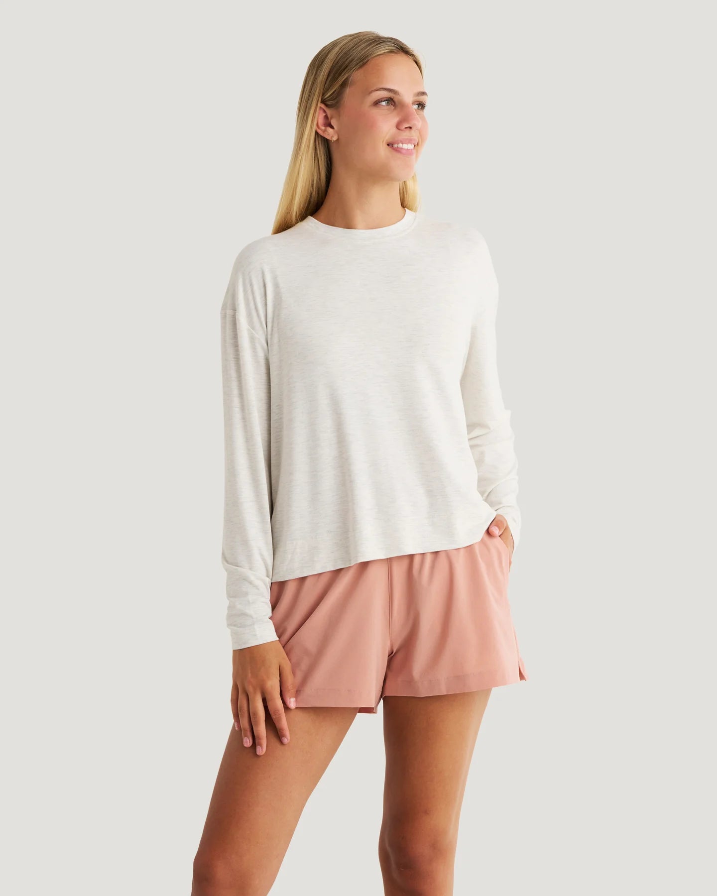 Free Fly Women's Bamboo Shade Crossover Long Sleeve