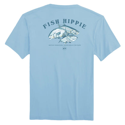 Fish Hippie Men's Flats Slam Short Sleeve Pocket Tee