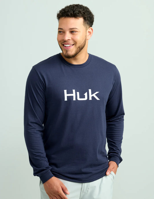 Huk Men's Logo Long Sleeve T-Shirt