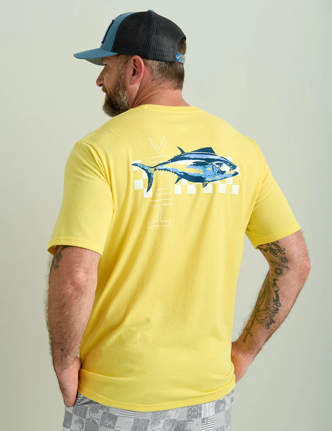 Huk Men's Fish Racer Short Sleeve T-Shirt