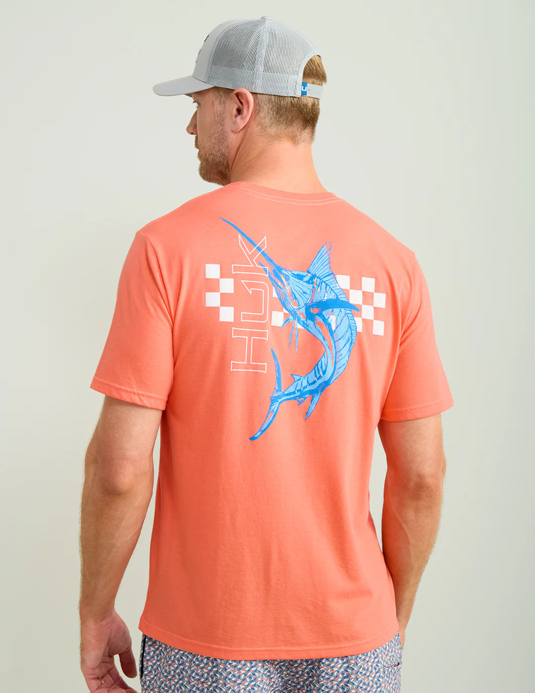 Huk Men's Fish Racer Short Sleeve T-Shirt