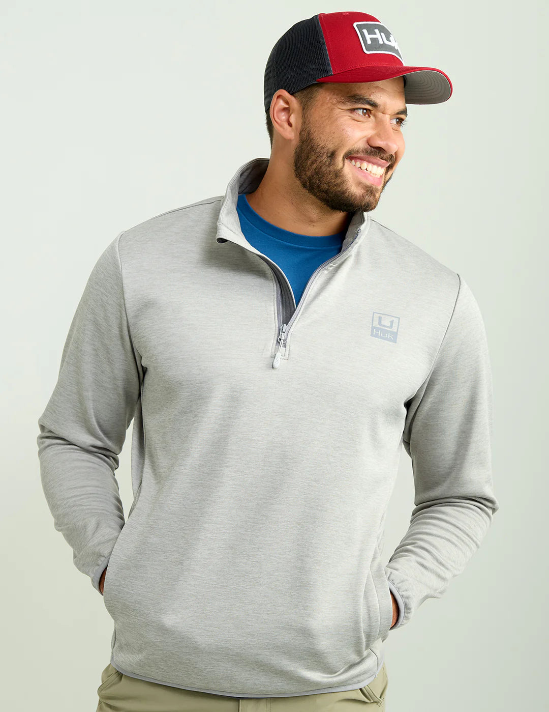 Huk Men's Cold Front + Performance 1/4 Zip